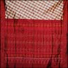 Pochampally Saree  Maroon and halfwhite NHS-30 - Click here to View more details about this Product